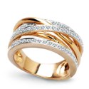 Złoty pierścionek - Diament