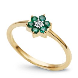 Złoty pierścionek PZD1171 - Diament