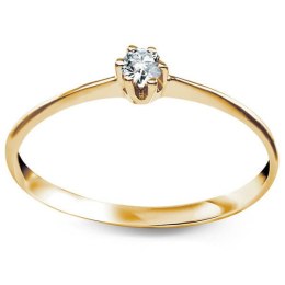 Złoty pierścionek PXC5469 - Cyrkonia