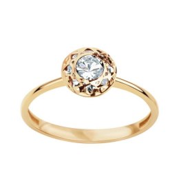 Złoty pierścionek PZC5862 - Cyrkonia