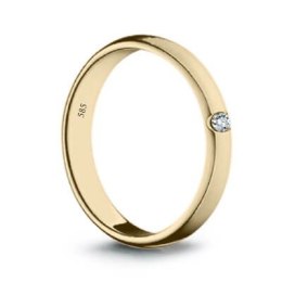 Złoty pierścionek PZD1518 - Diament