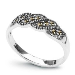 Srebrny pierścionek - Markazyty