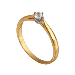 Złoty pierścionek zaręczynowy Pi262
