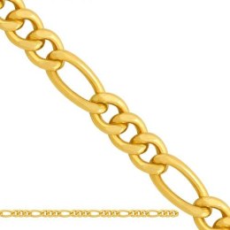 Złoty łańcuszek Dmuchany Figaro Ld030