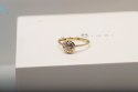 Złoty pierścionek PZC5862 - Cyrkonia