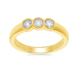 Złoty pierścionek PZD6350 - Diament