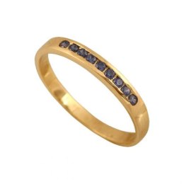 Złoty pierścionek tradycyjny Pi651