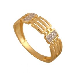 Złoty pierścionek tradycyjny Pi773