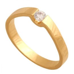 Złoty pierścionek zaręczynowy Pk608