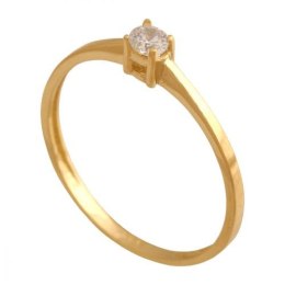 Złoty pierścionek zaręczynowy Pn257