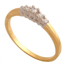 Złoty pierścionek tradycyjny Pk683