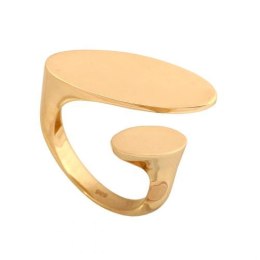 Złoty pierścionek nowoczesny Pi149