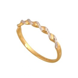 Złoty pierścionek tradycyjny Pi560