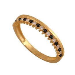 Złoty pierścionek tradycyjny Pi594