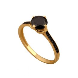 Złoty pierścionek zaręczynowy Pi872