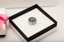 Srebrny pierścionek PDM6146A - Agat