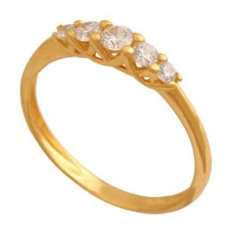 Złoty pierścionek tradycyjny Pn353