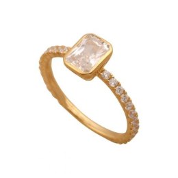 Złoty pierścionek zaręczynowy Pi875