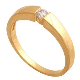 Złoty pierścionek zaręczynowy Pk617w