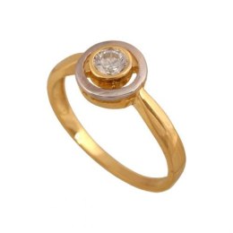 Złoty pierścionek zaręczynowy Pn622