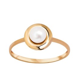 Złoty pierścionek PZD6627 - Naturalne Perły hodowane słodkowodne