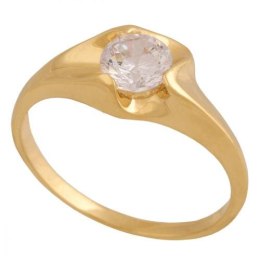 Złoty pierścionek zaręczynowy Pk711